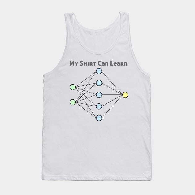 Neural Network Machine Learning Tank Top by encodedshirts